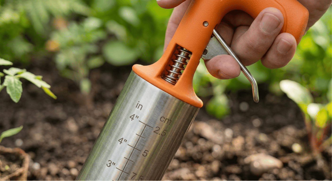 Heavy-Duty Seedling Transplanter Tool