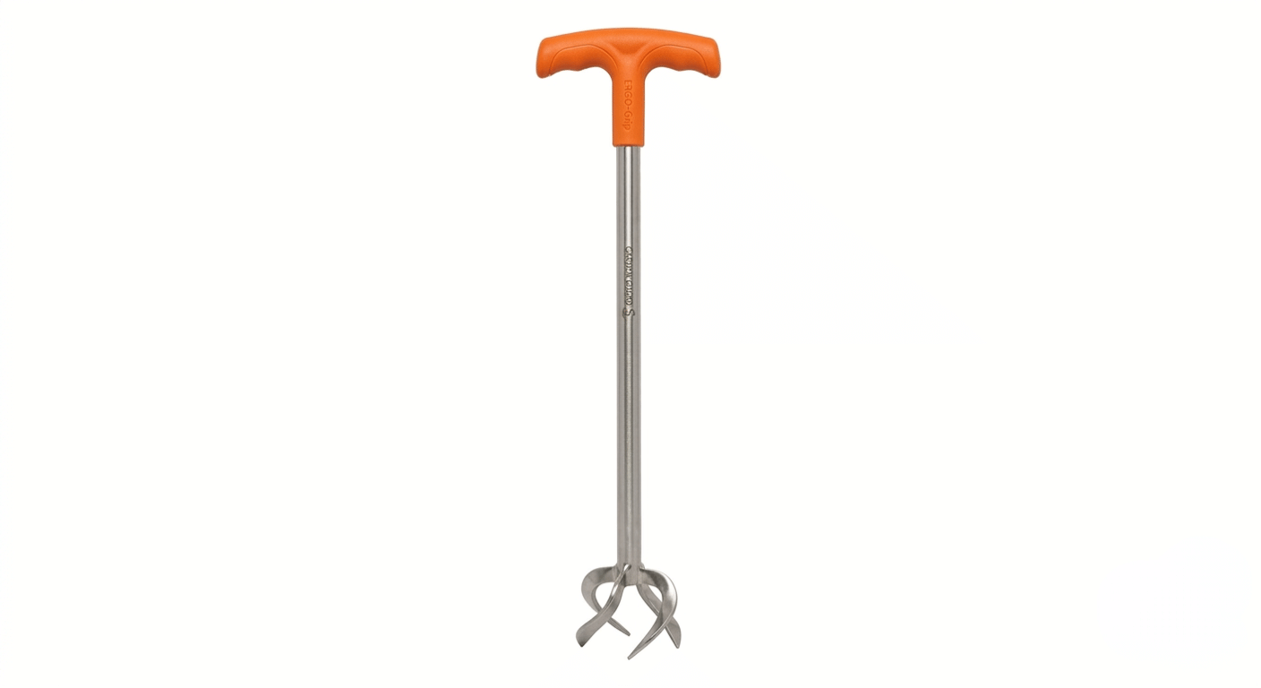 Heavy-Duty Manual Garden Twist Tiller – Ergonomic Soil Aerator & Weed Remover