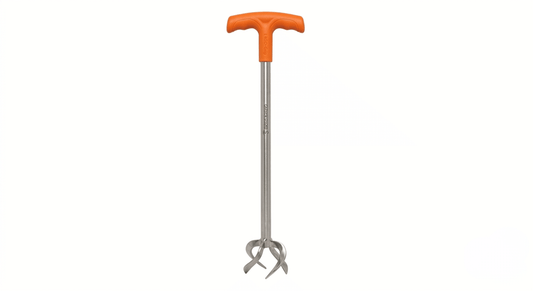Heavy-Duty Manual Garden Twist Tiller – Ergonomic Soil Aerator & Weed Remover