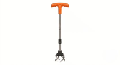 Heavy-Duty Stand-Up Weed Puller – Manual Root Remover Tool with 3-Claw Steel Ejector