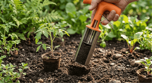 Heavy-Duty Seedling Transplanter Tool