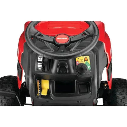 CRAFTSMAN T110 42-in Riding Lawn Mower with Double Bagger & Mulch Kit Bundle (Snow Plow Added)
